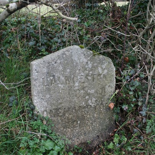 Milestone, Lewdown, 50m W of Victory Hall
