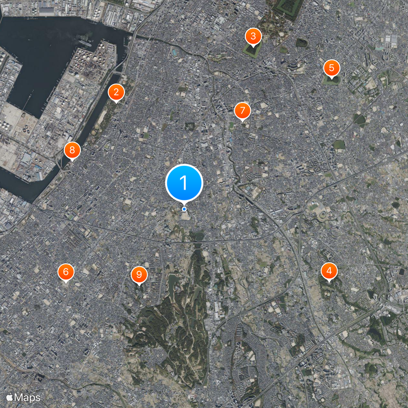 Ōtori Prefectural High School Map