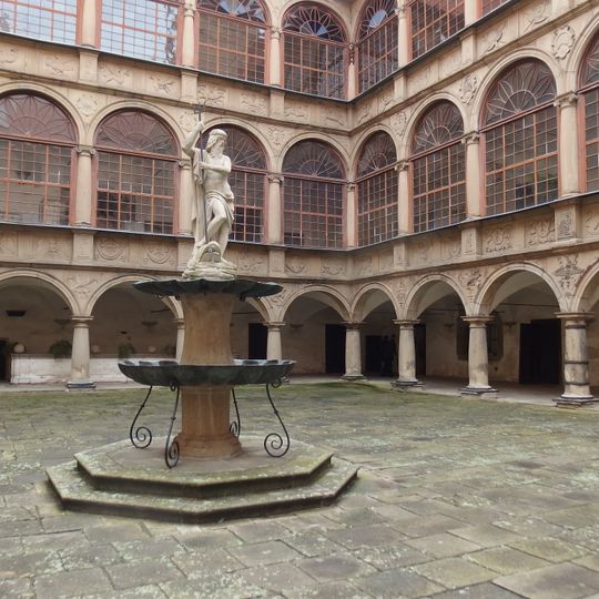 Neptunova kašna v Zámku Náměšť nad Oslavou