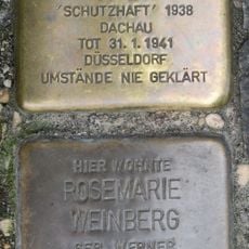 Stolperstein en memoria de Hermann Weinberg