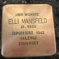 Stolperstein en memoria de Elli Mansfeld