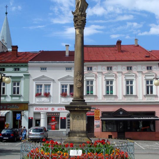 Maria column in Valašské Meziříčí