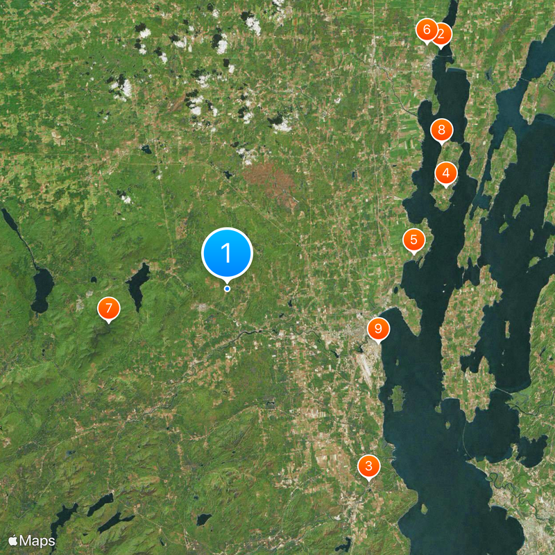 Condado de Clinton Mapa