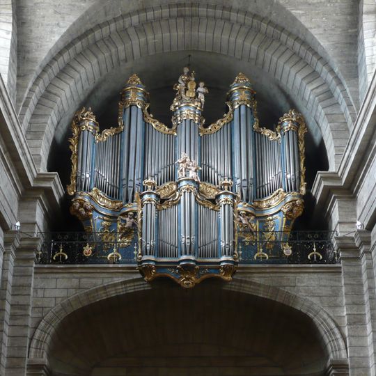 Organo a canne nella chiesa collegiata di Saint Jean a Pézenas