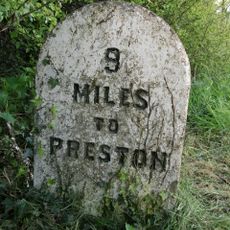 Milestone, Longsight Road at SD6669833285