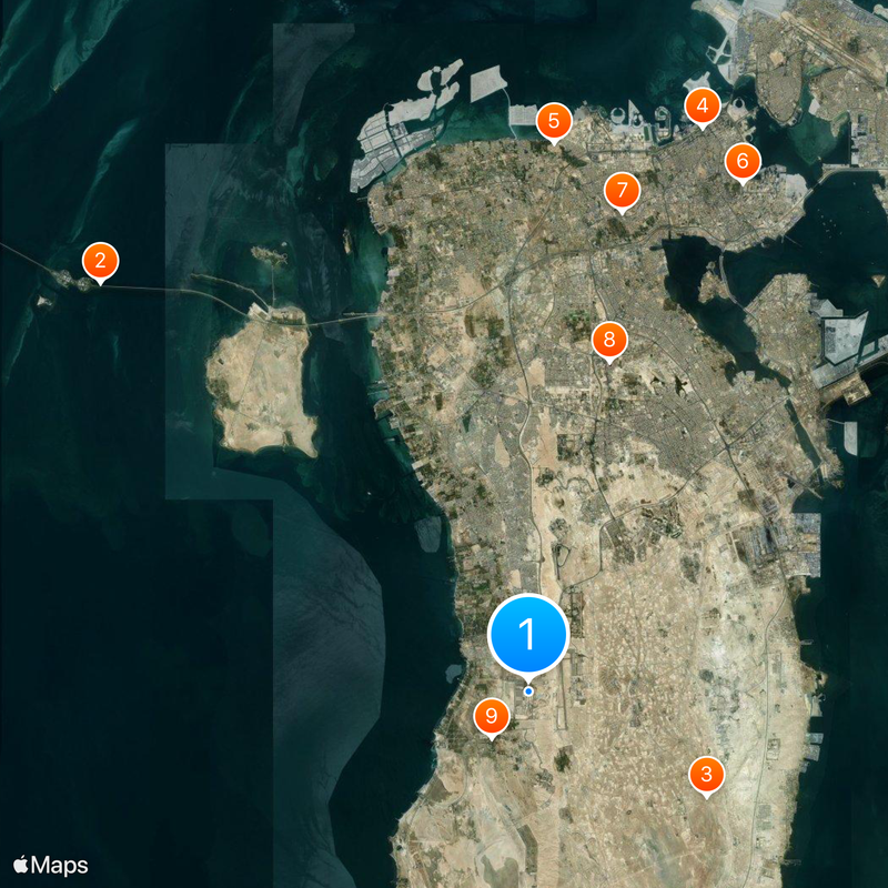 Circuit international de Sakhir Carte