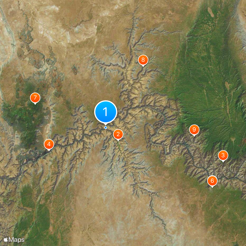 Havasu Creek Map
