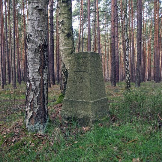 Sächsisch-Preußischer Grenzstein: Pilar Nr. 115
