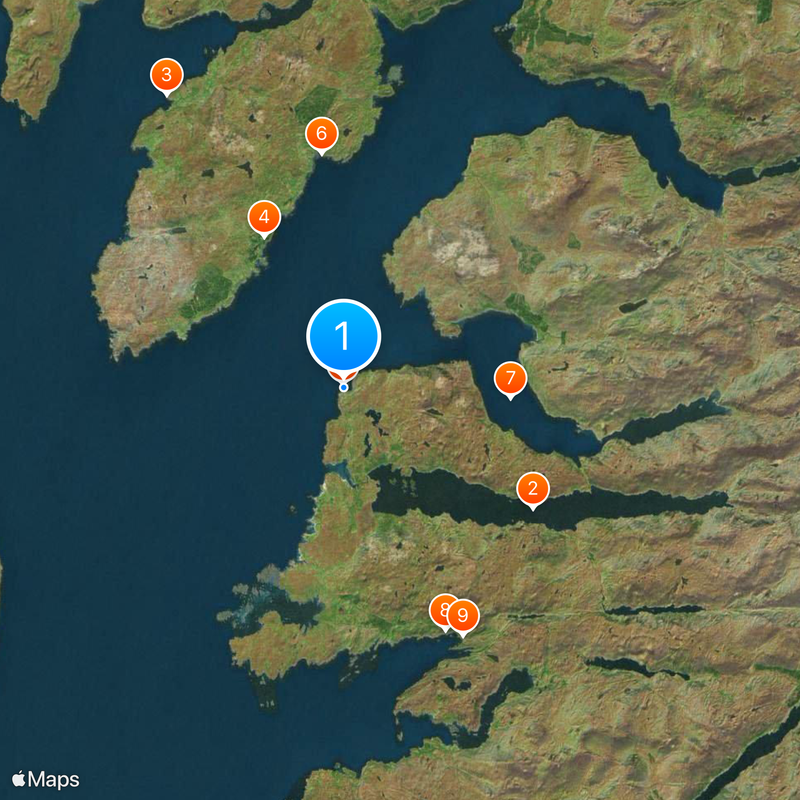 Mallaig Mapa