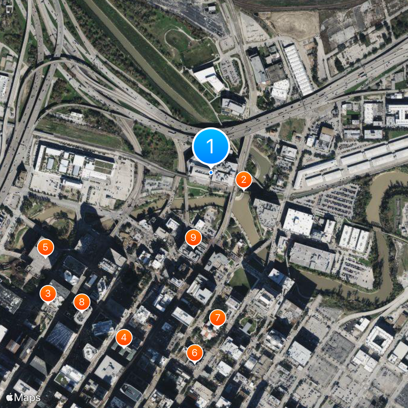 University of Houston–Downtown Map