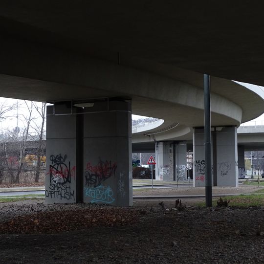 Most rampy V Holešovičkách - Povltavská