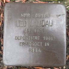 Stolperstein à la mémoire de Leo Landau