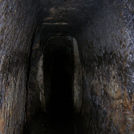 Underground water drainage system in Slavonice