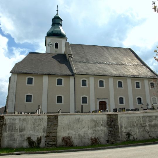 Pfarrkirche und Friedhof Unserfrau