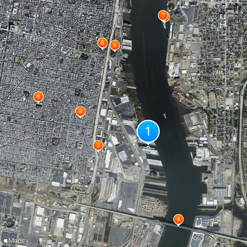 SS United States Mapa