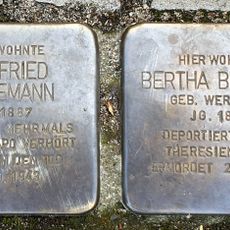 Stolperstein dedicated to Bertha Behrens
