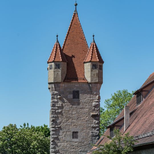 Wachturm Stöberleinsturm in Rothenburg ob der Tauber