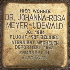 Stolperstein für Johanna-Rosa Meyer-Udewald