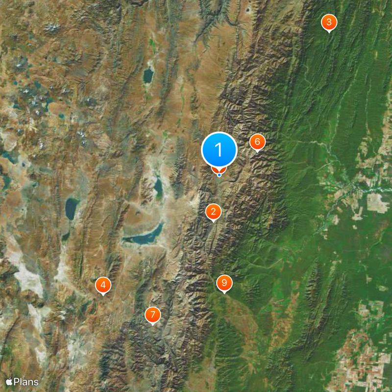 Quebrada de Humahuaca Carte