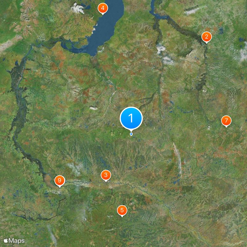 Noyabrsk Map
