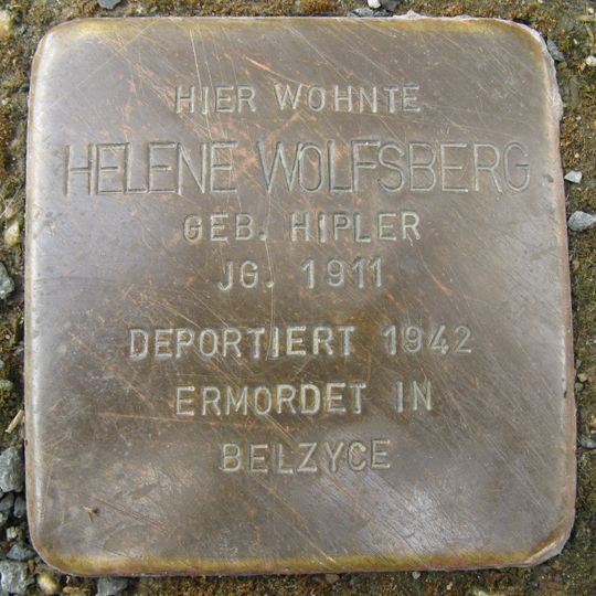 Stolperstein en memoria de Helene Wolfsberg
