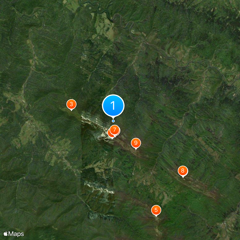 Bieszczady Mountains Map