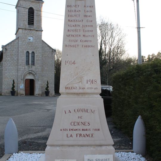 War memorial of Ceignes