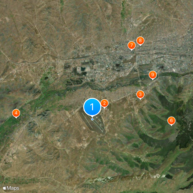 Buyant-Ukhaa International Airport Map