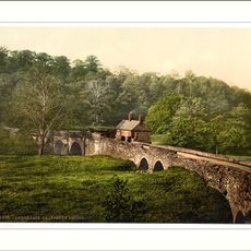 Half Penny Bridge Over The River Derwent