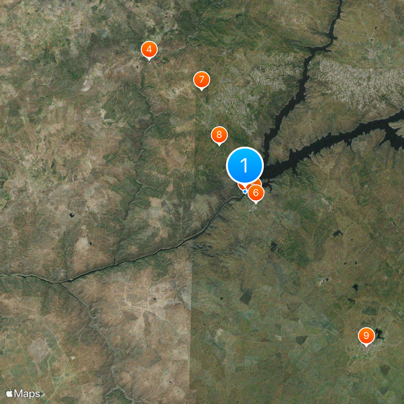 Alcántara Bridge Map