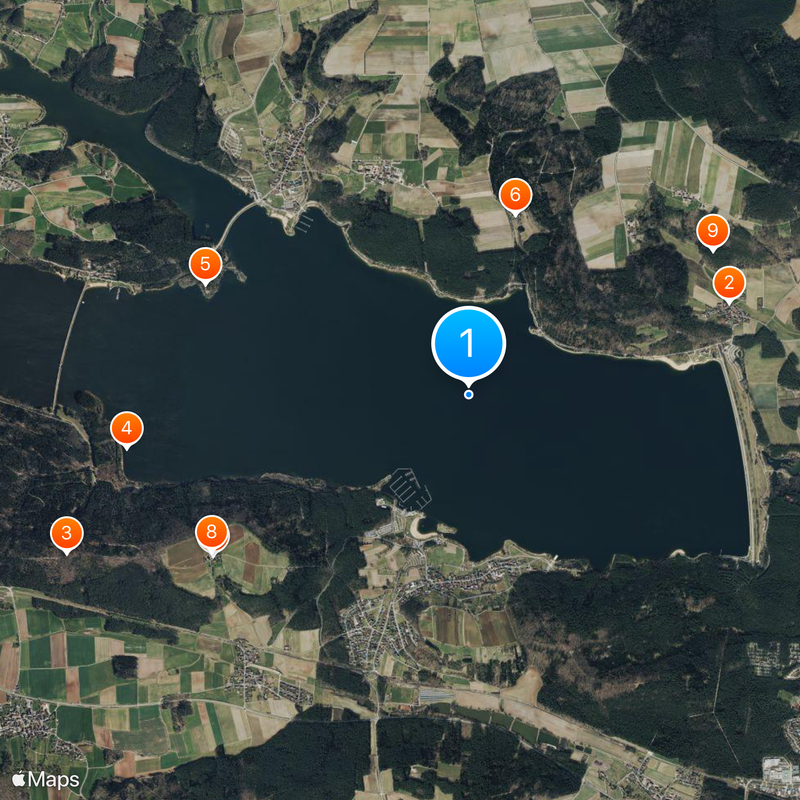 Großer Brombachsee Karte