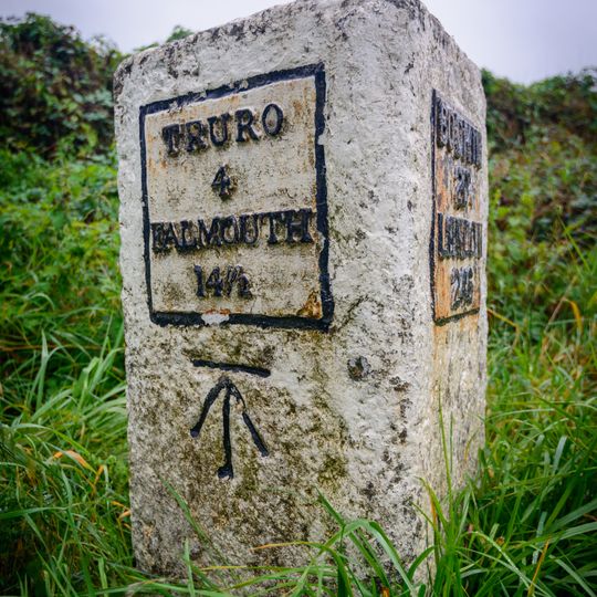 Milestone Circa 30M South Of Garage At Denas Water