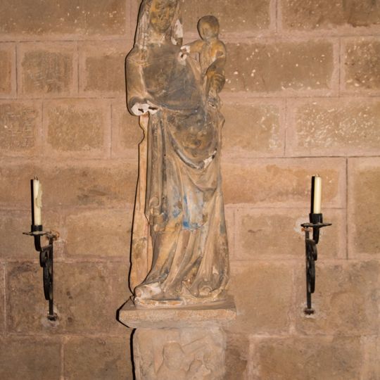 Madona and Child in Fontfroide Abbey