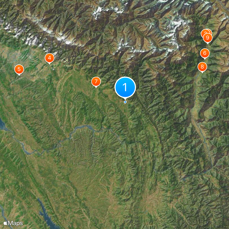 Kangra Valley Railway Carte