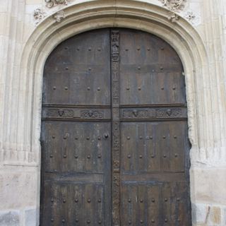 Vantaux du portail central de la Collégiale Notre-Dame de Melun