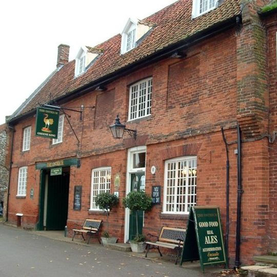The Ostrich Public House With Attached Cottage At East