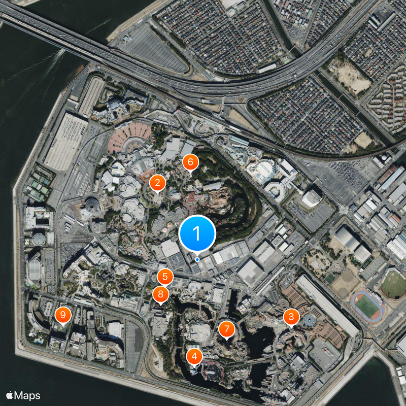 Tokyo Disney Resort Carte