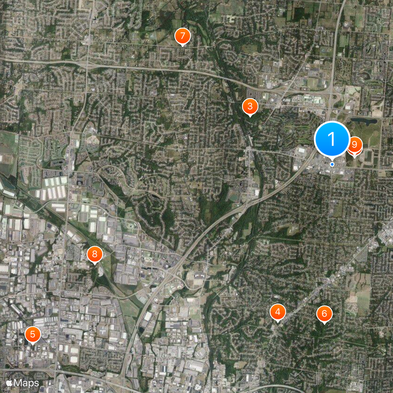 West Chester Township Map