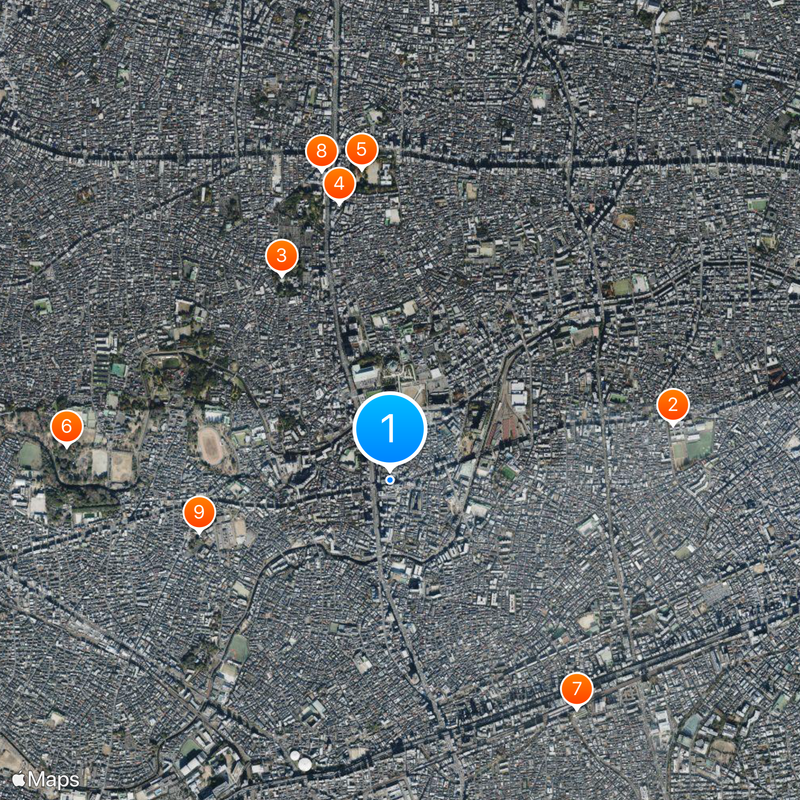 Honancho Station Map