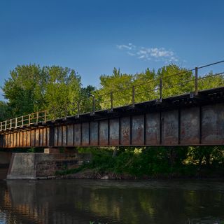 Railroad bridge over Sioux River