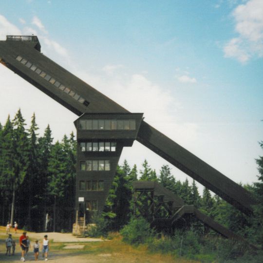 Rozhledna na skokanském můstku Churáňov