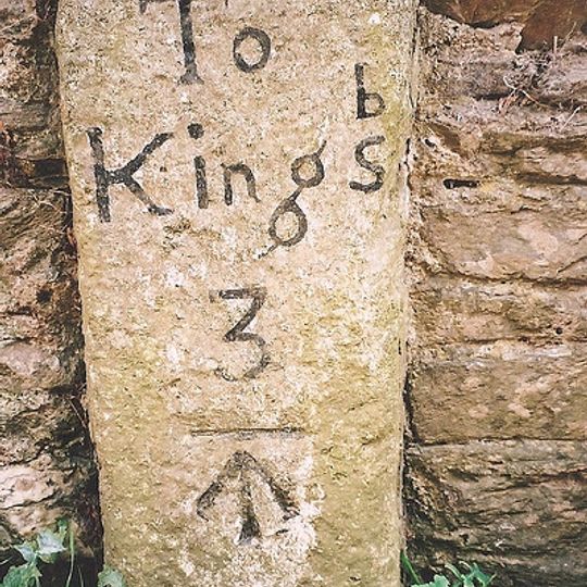 Milestone Circa 350 Metres East Of Bantham Cross