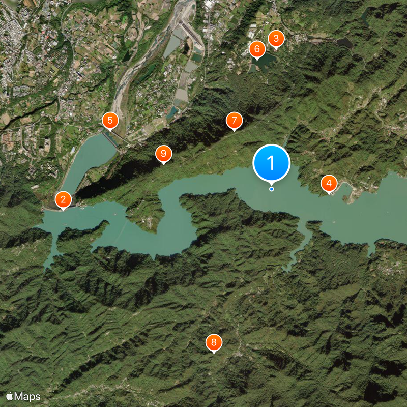 Shimen Reservoir Map