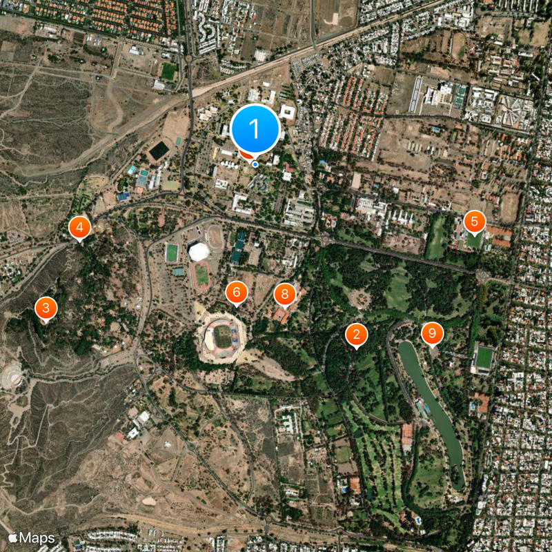 Universidade Nacional de Cuyo Mapa