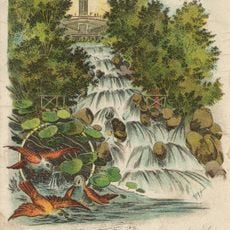 Wasserfall im Viktoriapark