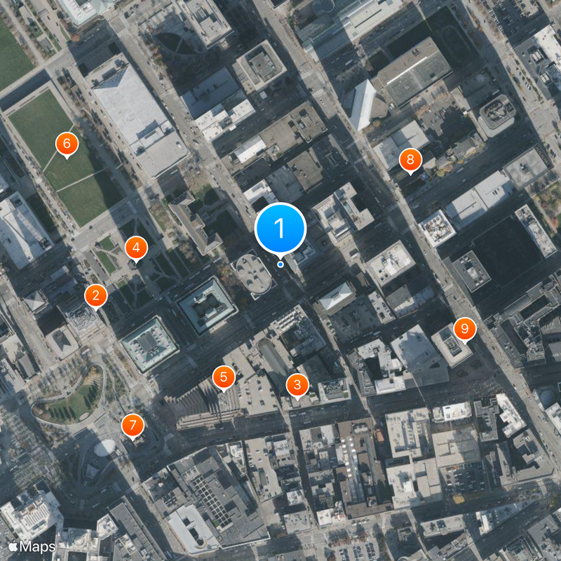 Federal Reserve Bank of Cleveland Mappa