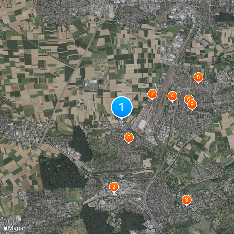 Stammheim Prison Map
