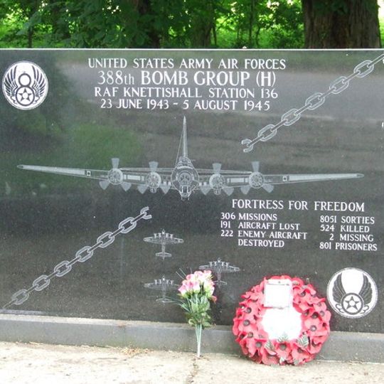 388th Bomb Group USAAF Memorial, Coney Weston