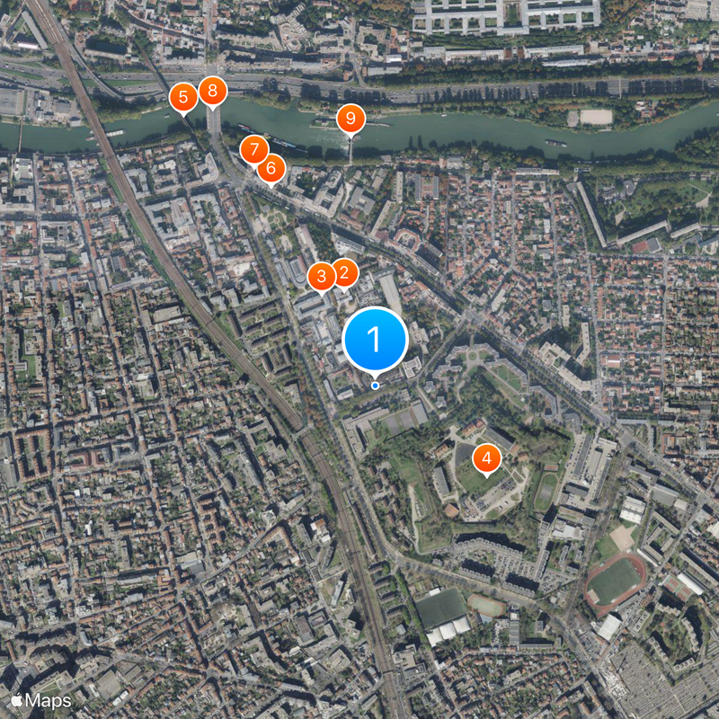 Agence nationale de sécurité sanitaire de l'alimentation, de l'environnement et du travail Map