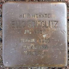 Stolperstein en memoria de Ello Stieglitz